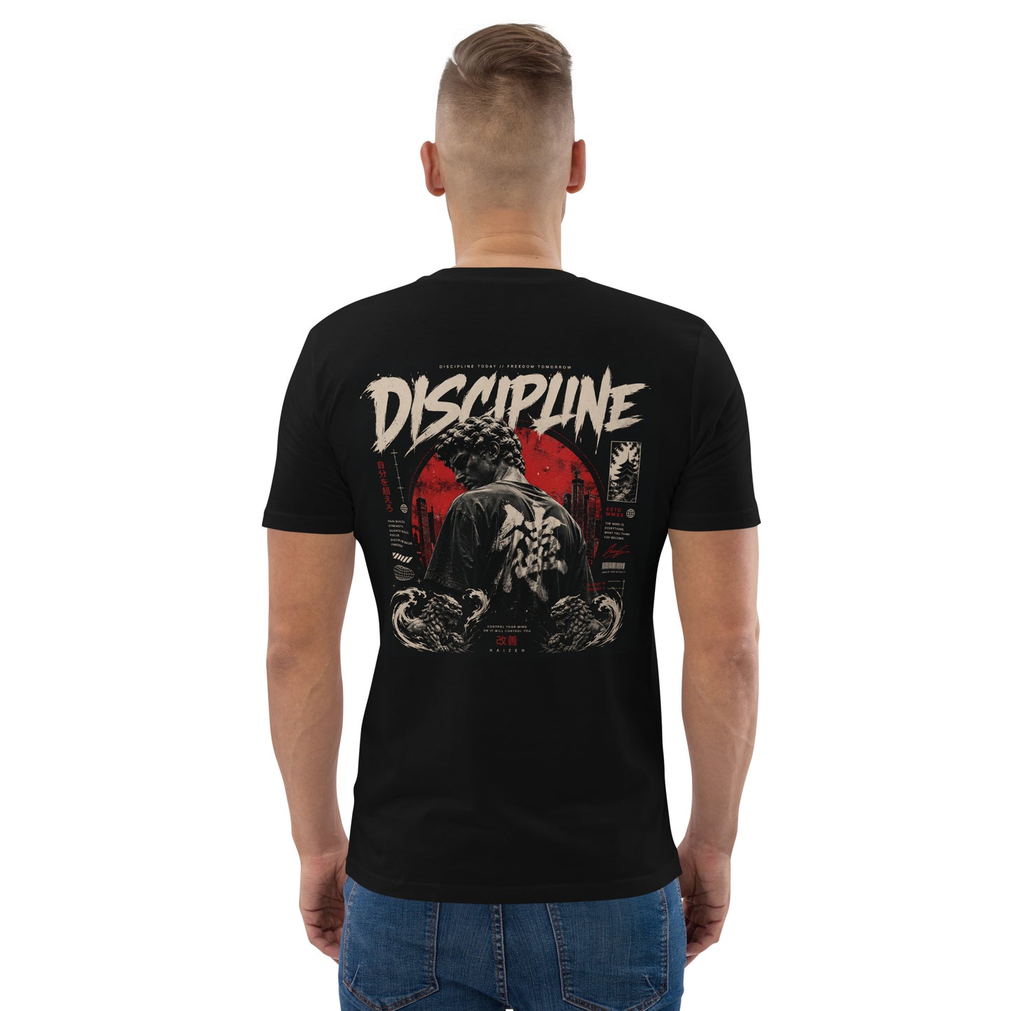 Urban Discipline Tee — Unisex Organic Cotton Essential | Minimalist Streetwear | Craftklart