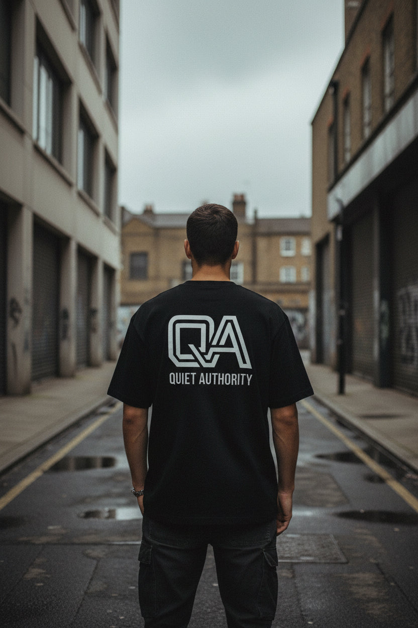 Black Craftklart organic cotton unisex T-shirt featuring a creator graphic on the back, streetwear essential for casual wear.