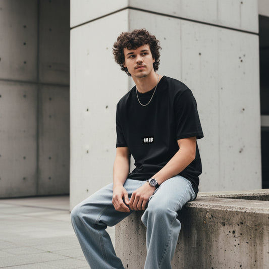 Urban Discipline Tee — Unisex Organic Cotton Essential | Minimalist Streetwear | Craftklart