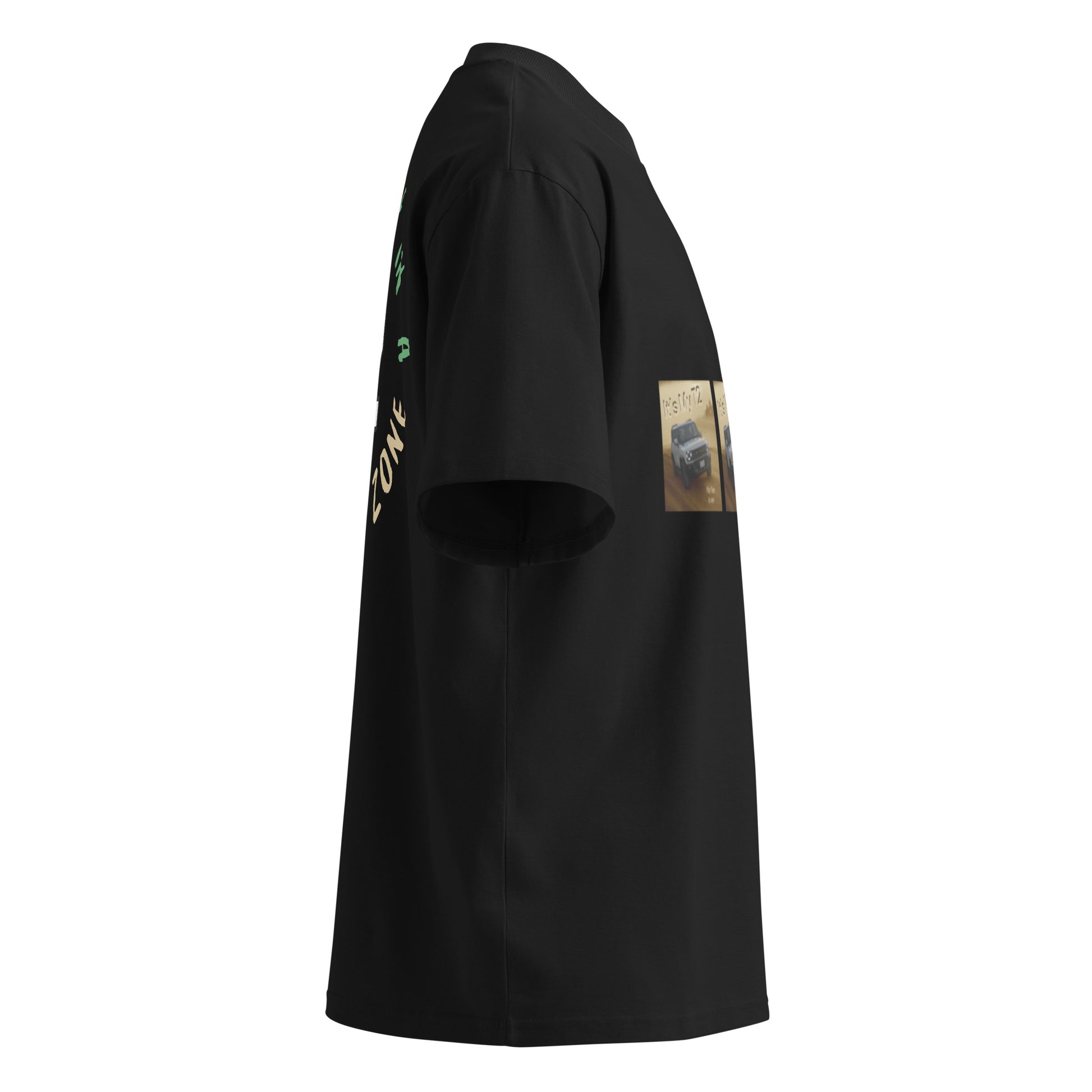 Unisex Organic Oversized High Neck T-shirt - Premium  from Craftklart.store - Just $24! Shop now at Craftklart.store