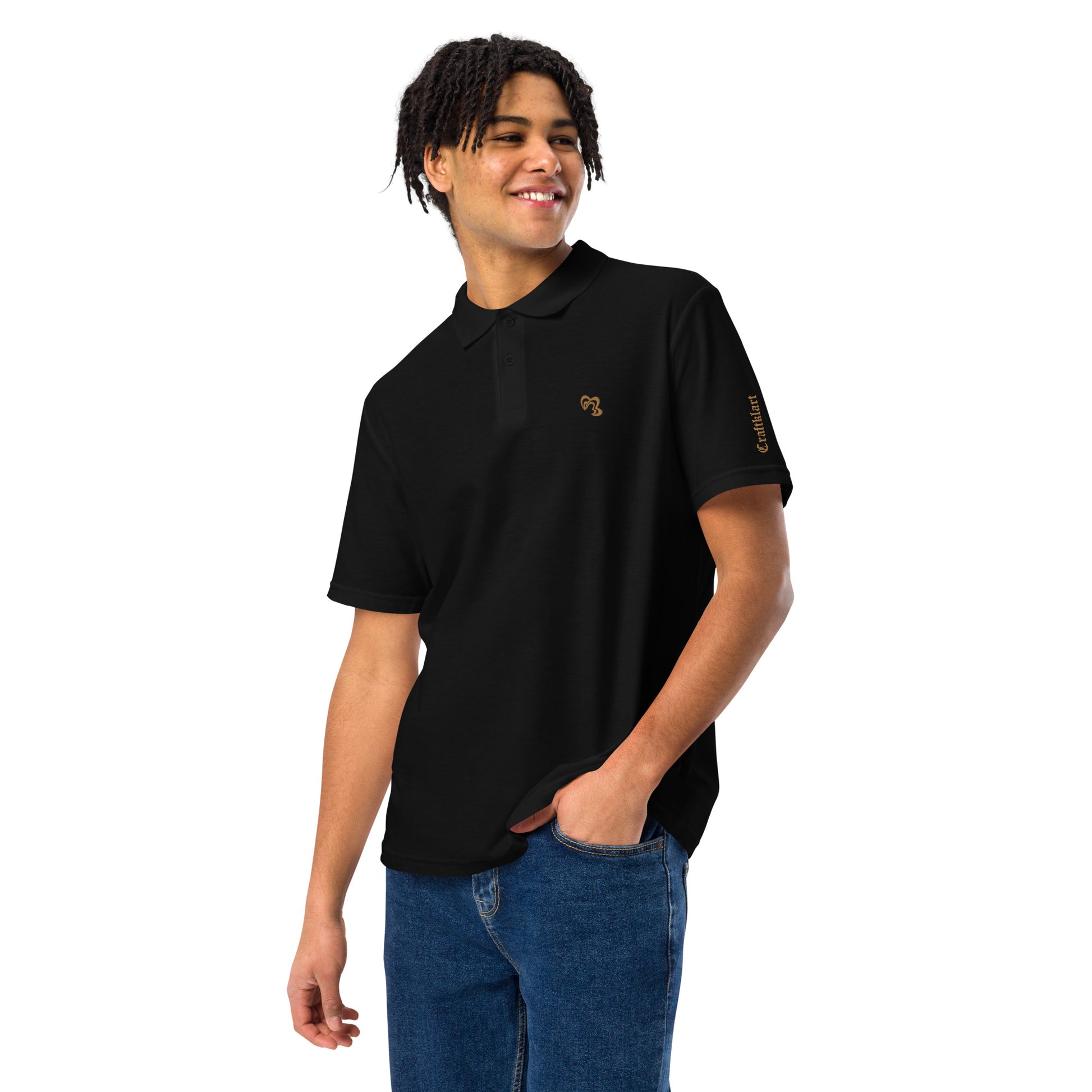 Unisex pique polo shirt - Premium  from Craftklart.store - Just $22! Shop now at Craftklart.store