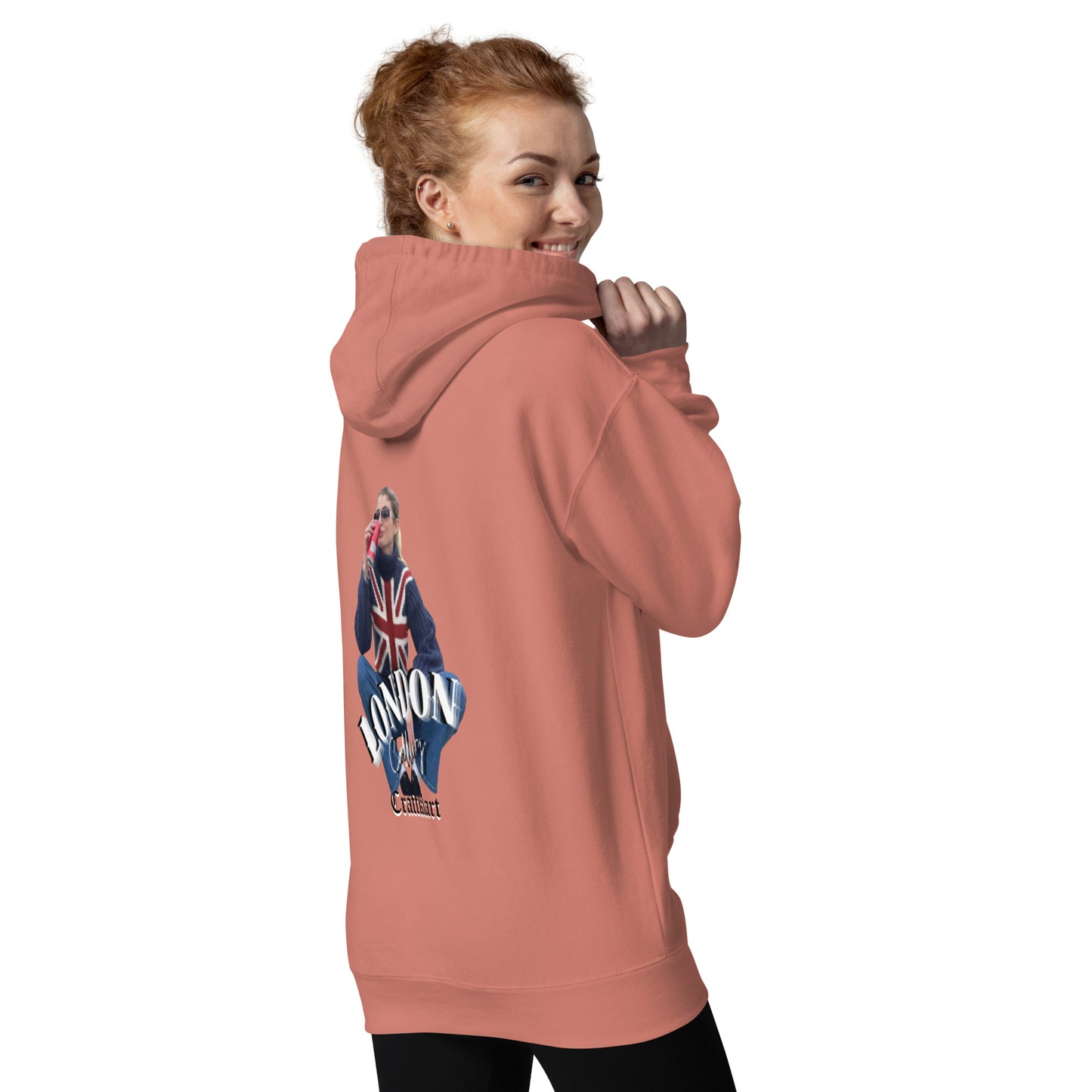 Craftklart London Print Hoodie - Premium Hoodie from Craftklart.store - Just $40! Shop now at Craftklart.store