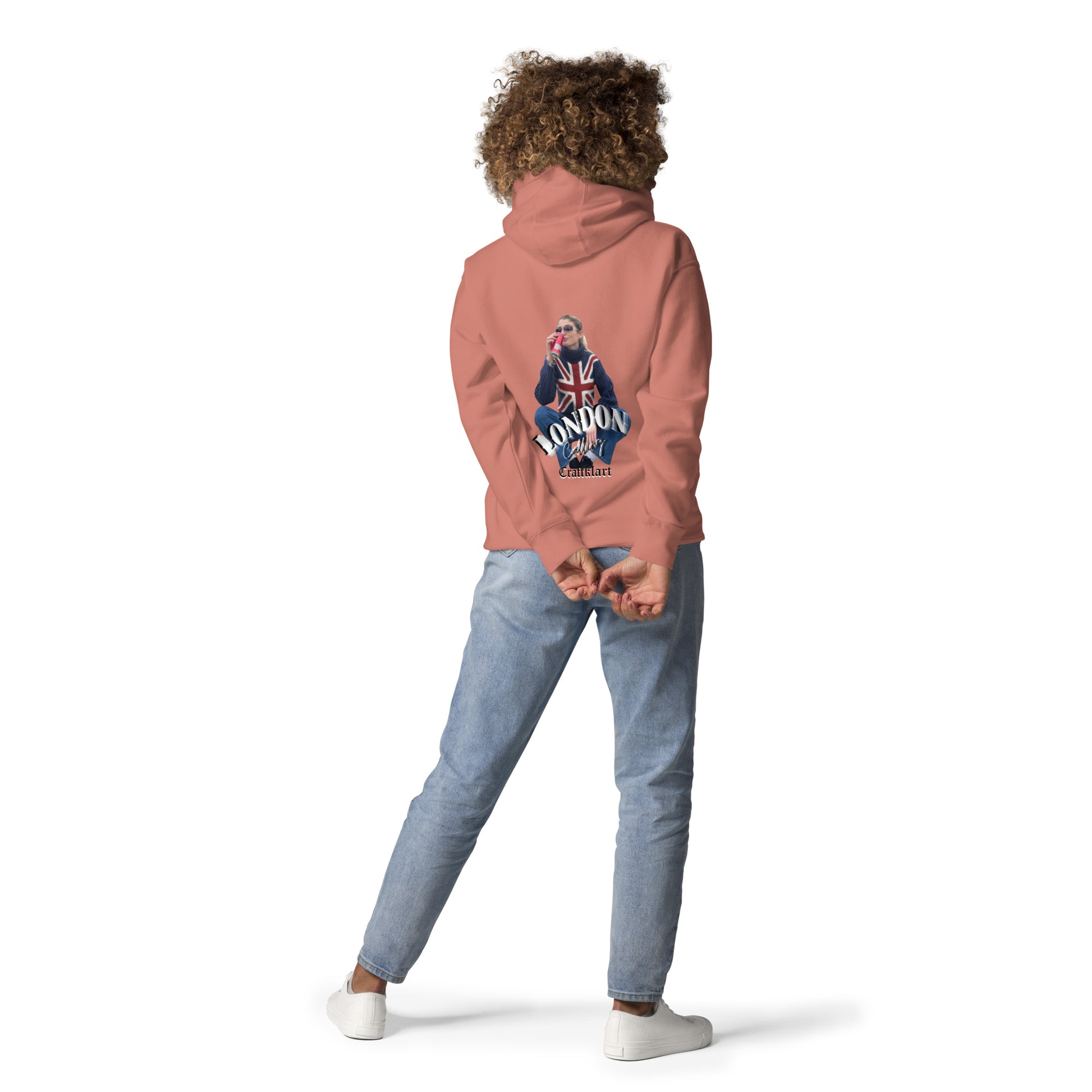 Craftklart London Print Hoodie - Premium Hoodie from Craftklart.store - Just $40! Shop now at Craftklart.store