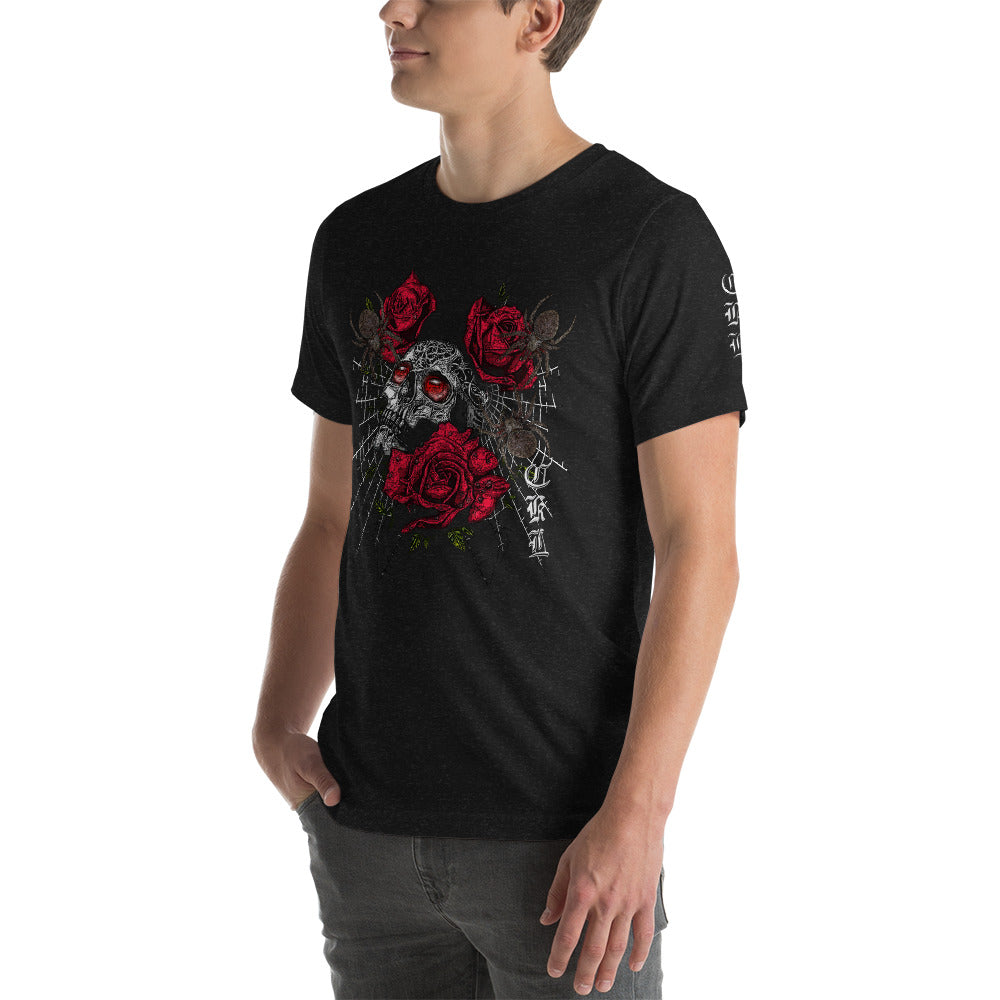 Craftklart Men's Red Eyes Cotton T-shirt - Premium T-shirt from Craftklart - Just $26.00! Shop now at Craftklart