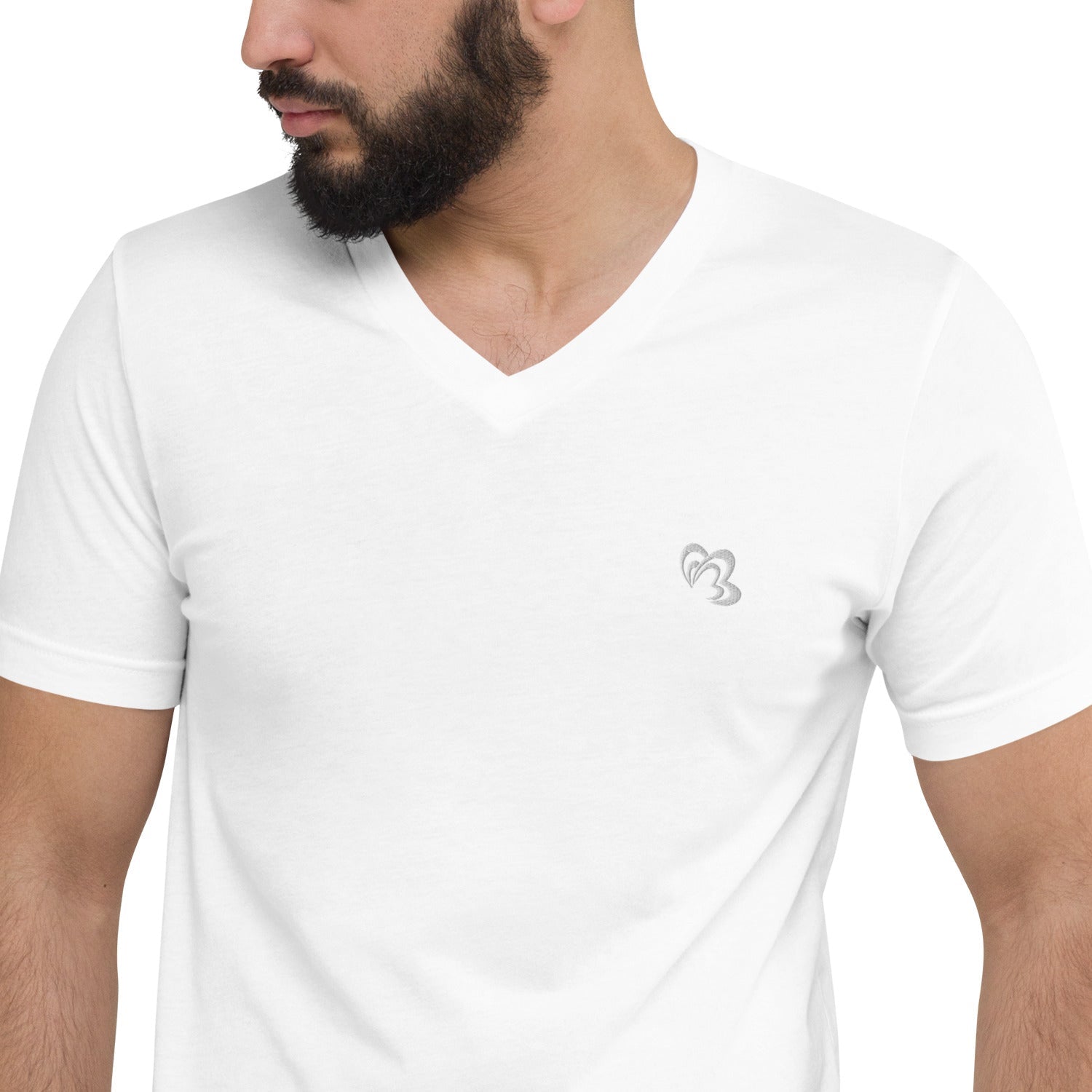 Craftklart Men's Short Sleeve V-Neck T-Shirt - Premium T-shirt from Craftklart - Just $23.00! Shop now at Craftklart