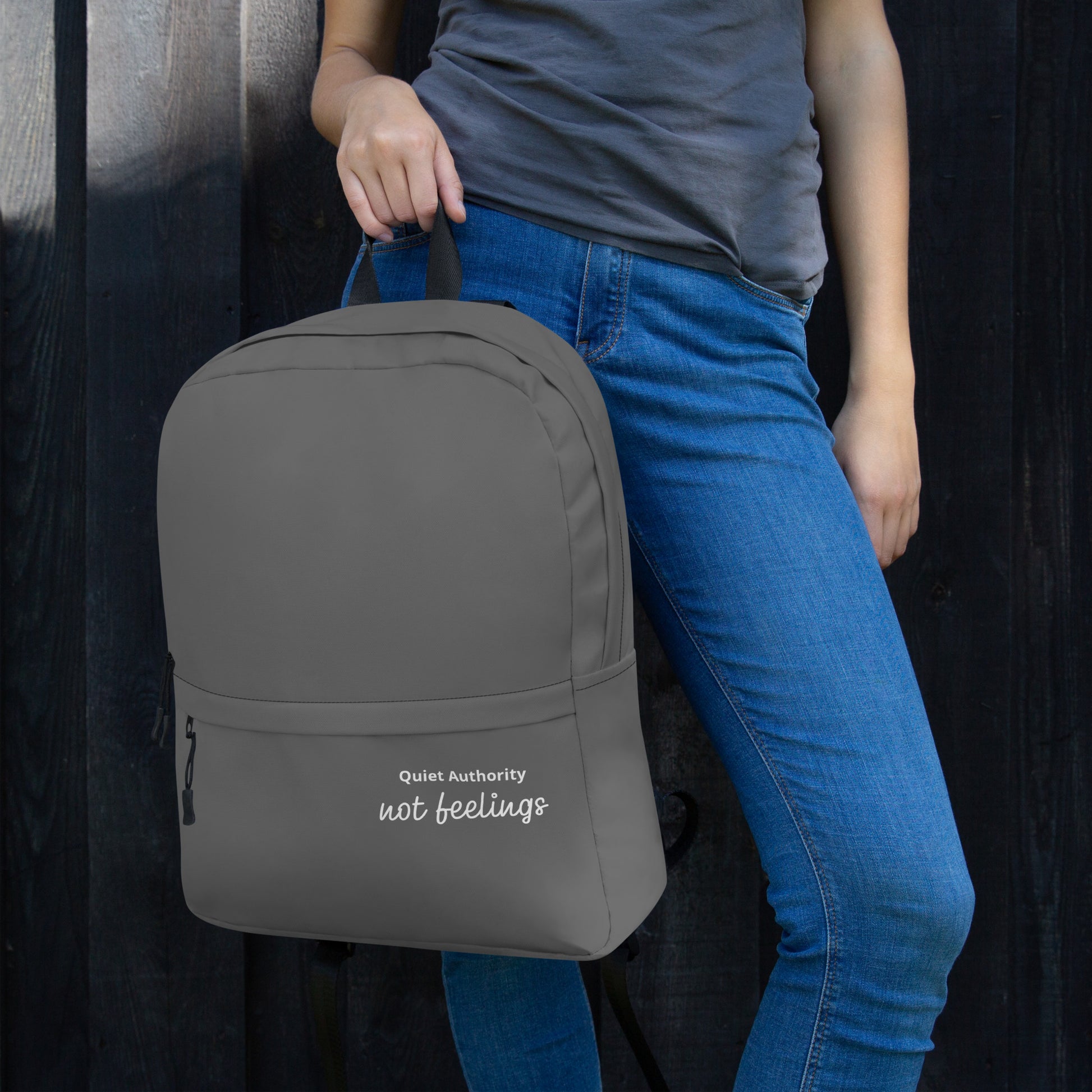 Quiet Authority Urban Backpack – Water-Resistant Laptop Bag | Minimalist Streetwear | Craftklart