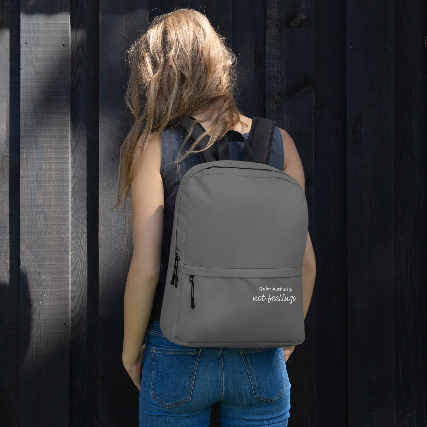 Quiet Authority Urban Backpack – Water-Resistant Laptop Bag | Minimalist Streetwear | Craftklart