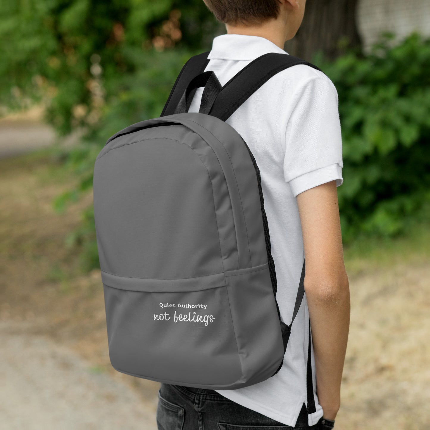 Quiet Authority Urban Backpack – Water-Resistant Laptop Bag | Minimalist Streetwear | Craftklart