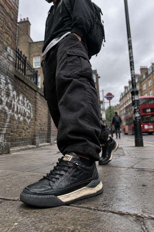 Shadowline Leather Sneakers