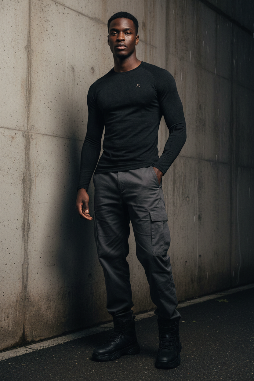 Craftklart Long Sleeve Performance Shirt — Black