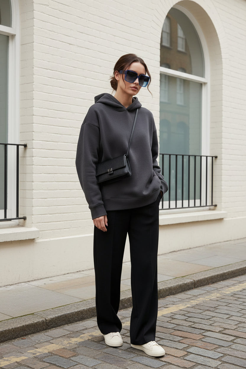 Urban Fashion & Streetwear | Craftklart oversized square sunglasses with blue gradient lenses and polycarbonate frame