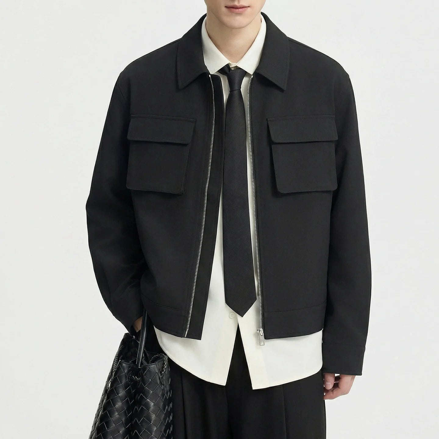 Men's Old Money Korean Casual Business Jacket | Minimalist Streetwear | Craftklart