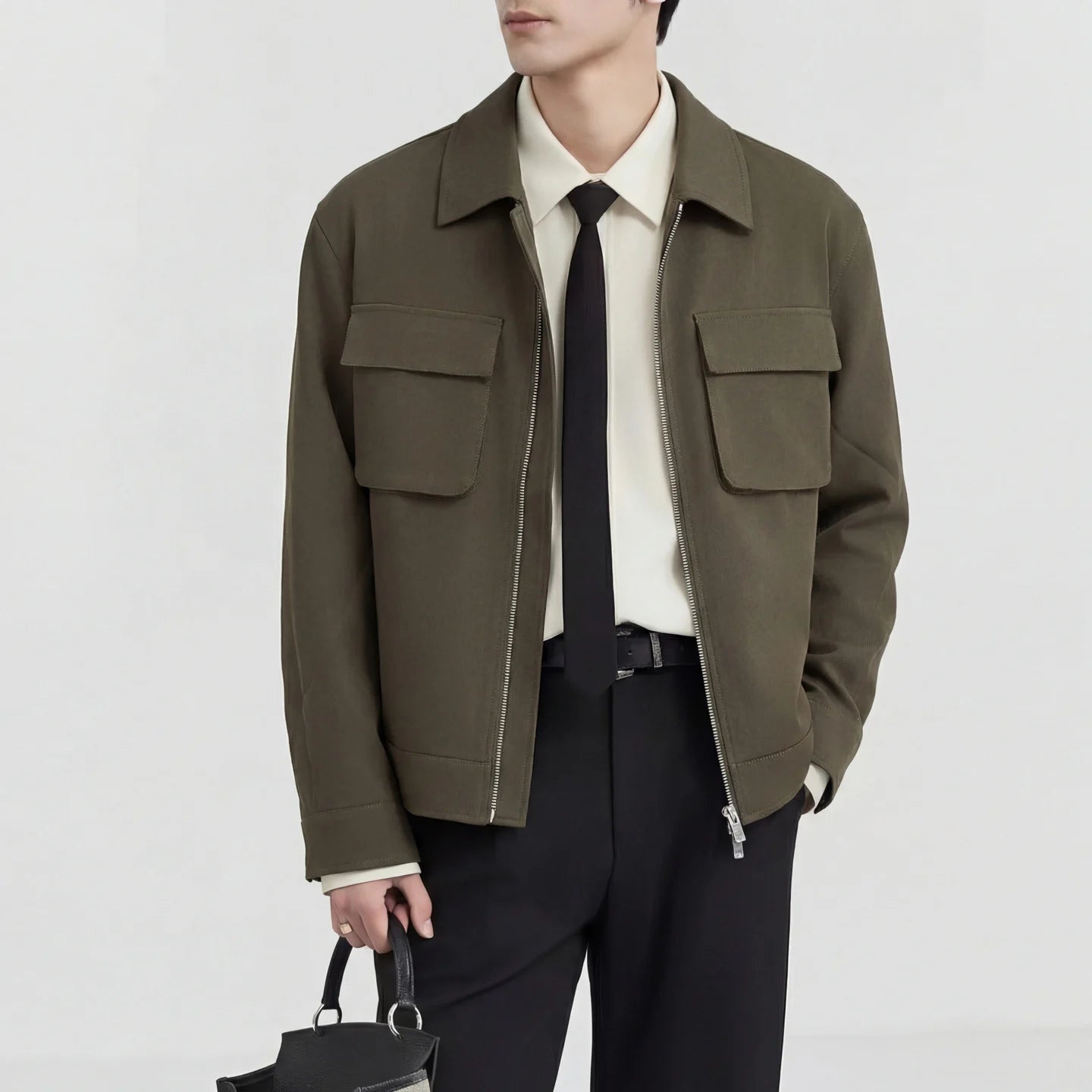 Men's Old Money Korean Casual Business Jacket | Minimalist Streetwear | Craftklart