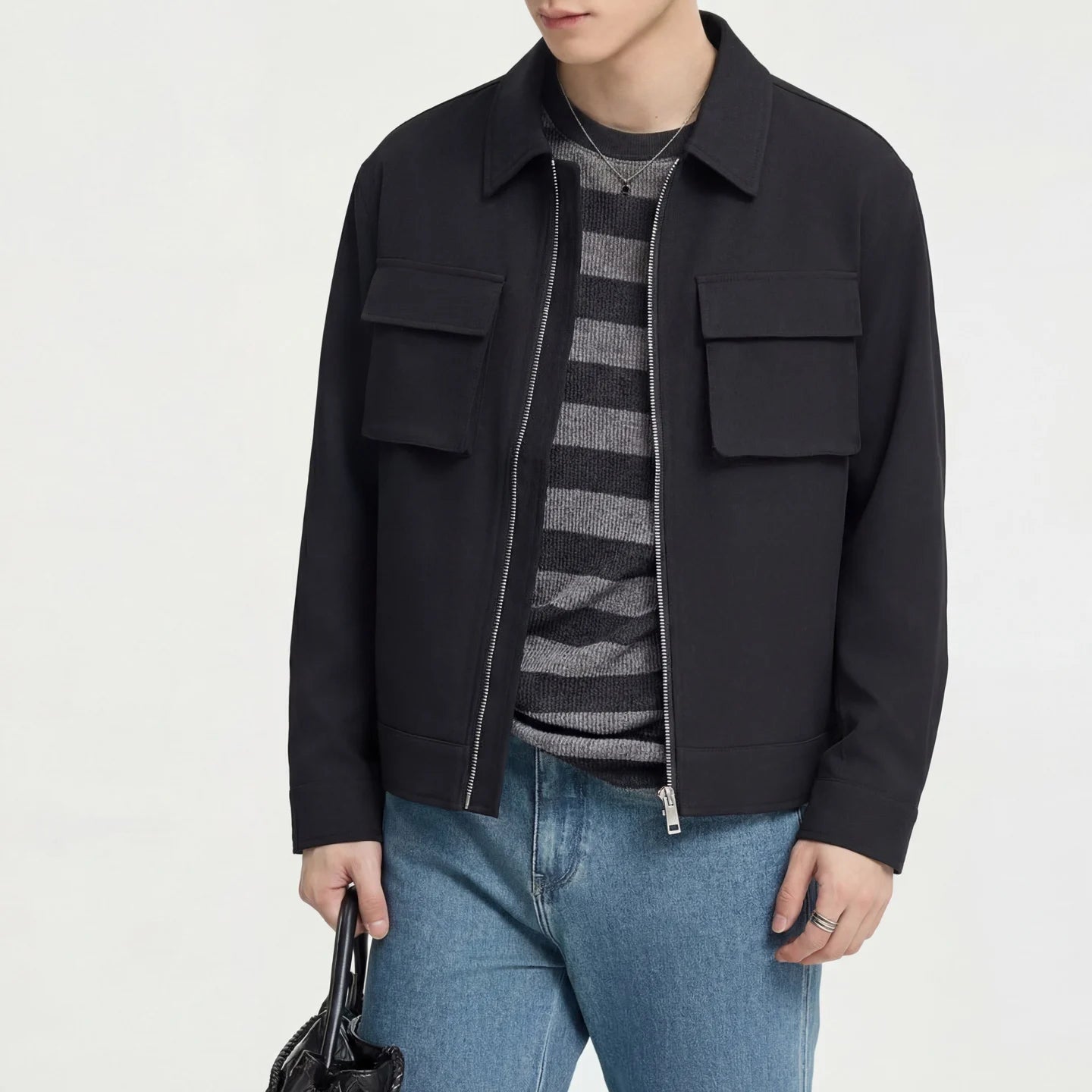 Men's Old Money Korean Casual Business Jacket | Minimalist Streetwear | Craftklart