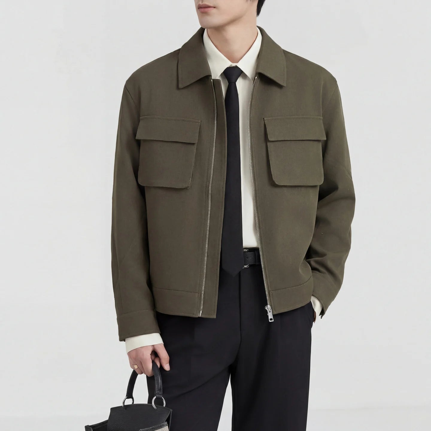 Men's Old Money Korean Casual Business Jacket | Minimalist Streetwear | Craftklart