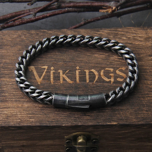 Men's Handmade Vintage Chain Link Bracelet | Minimalist Streetwear | Craftklart
