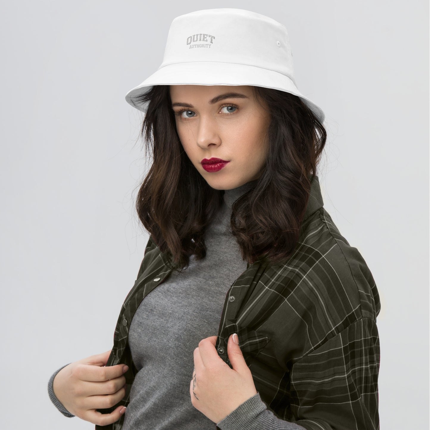 Quiet Authority Bucket Hat – Shadow Black | Minimalist Streetwear | Craftklart