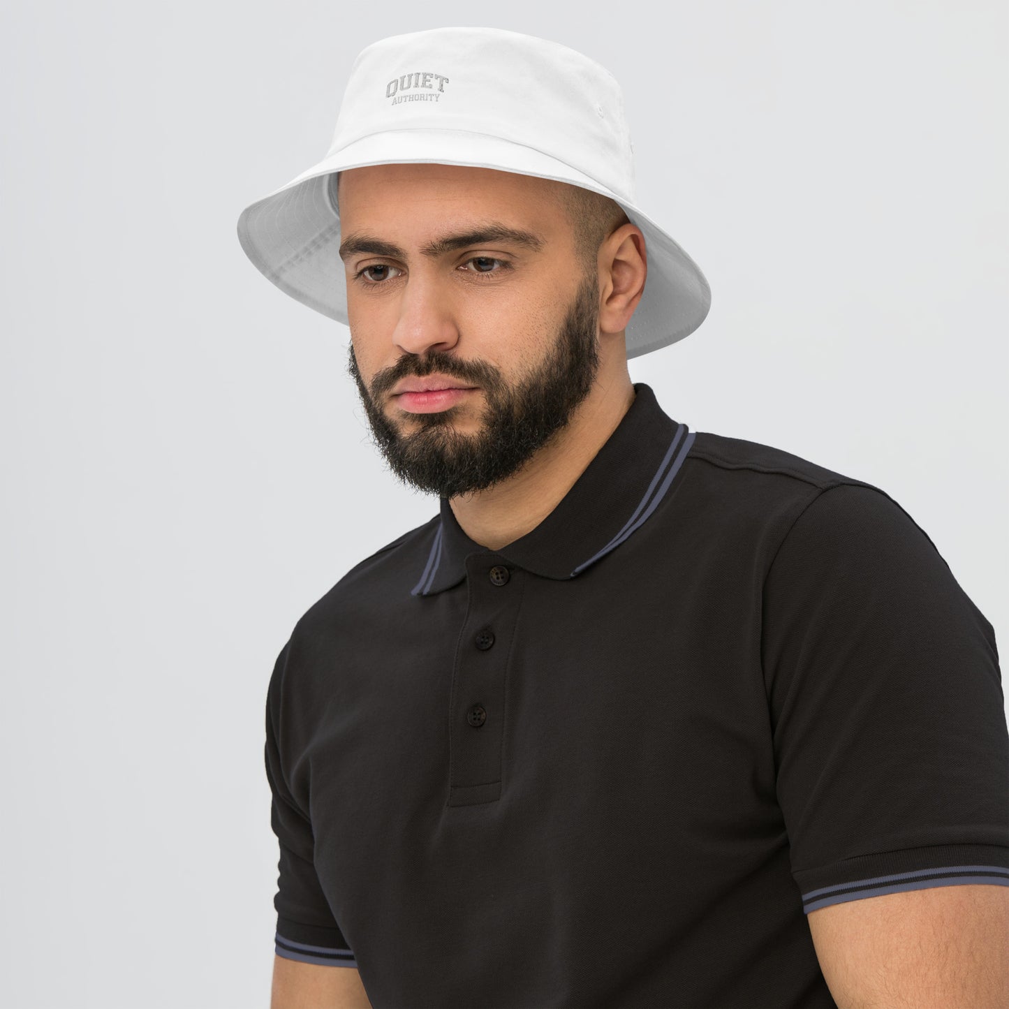 Quiet Authority Bucket Hat – Shadow Black | Minimalist Streetwear | Craftklart