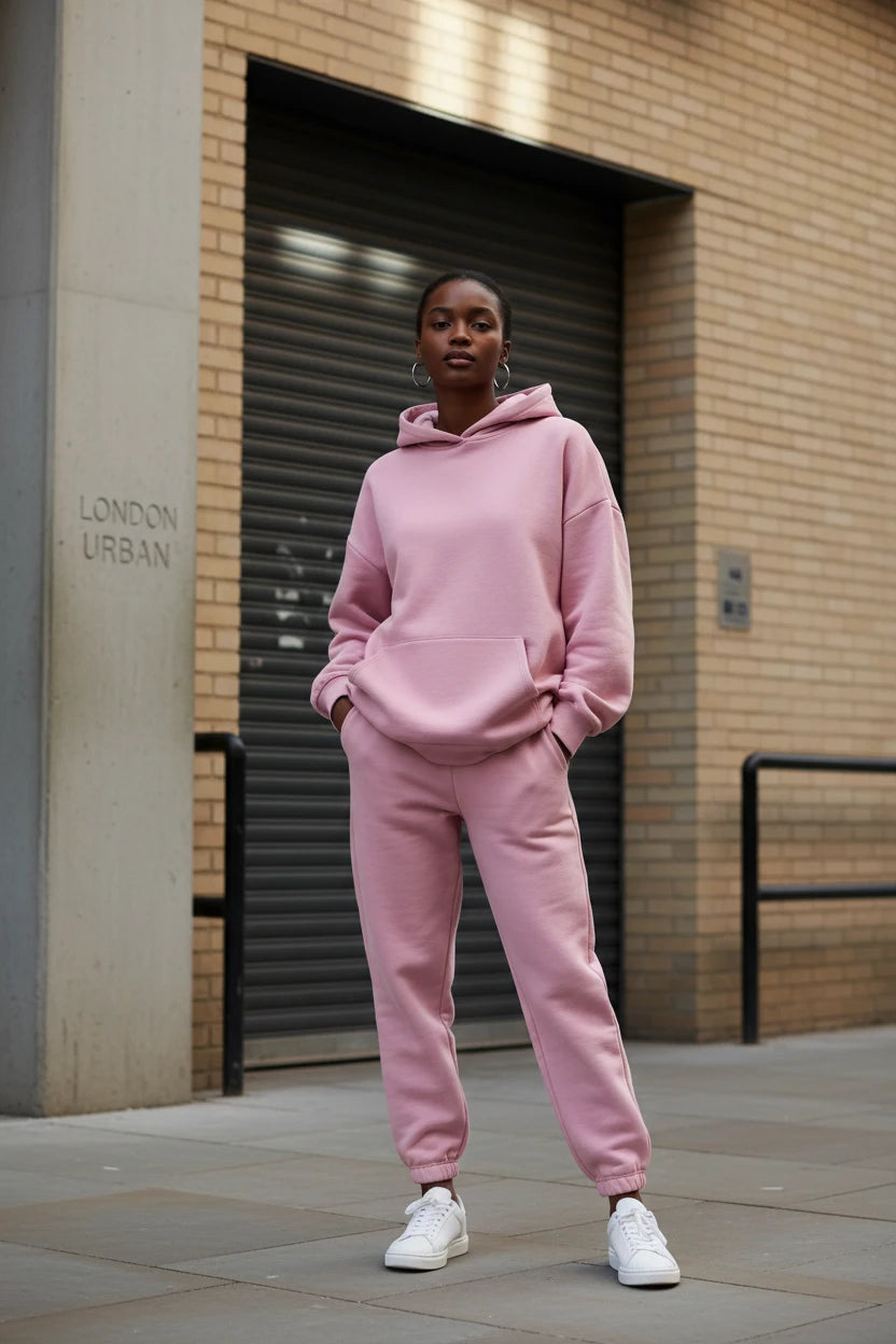 Black 2026 Spring unisex oversized hoodie sweatshirt by Urban Fashion & Streetwear, featuring a relaxed fit and bold streetwear style.
