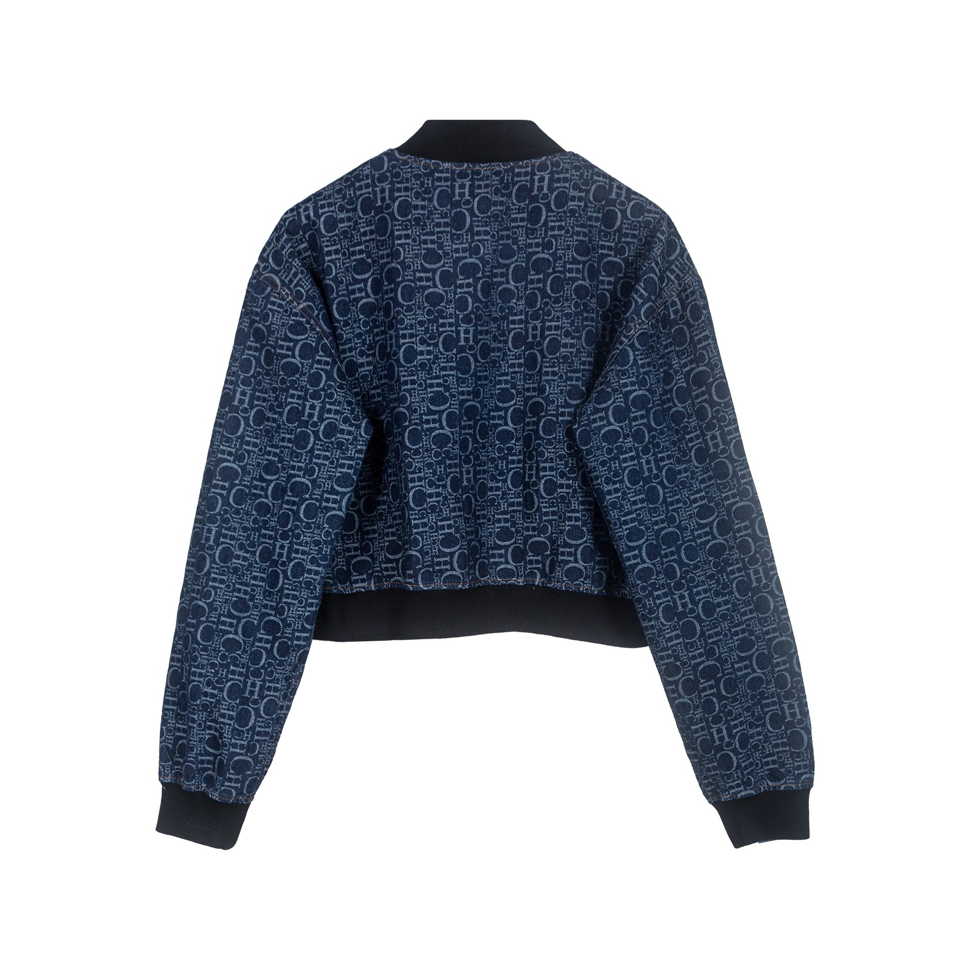 Blue women's denim jacket from Urban Fashion & Streetwear, casual top-style coat with simple design, suitable for everyday wear.