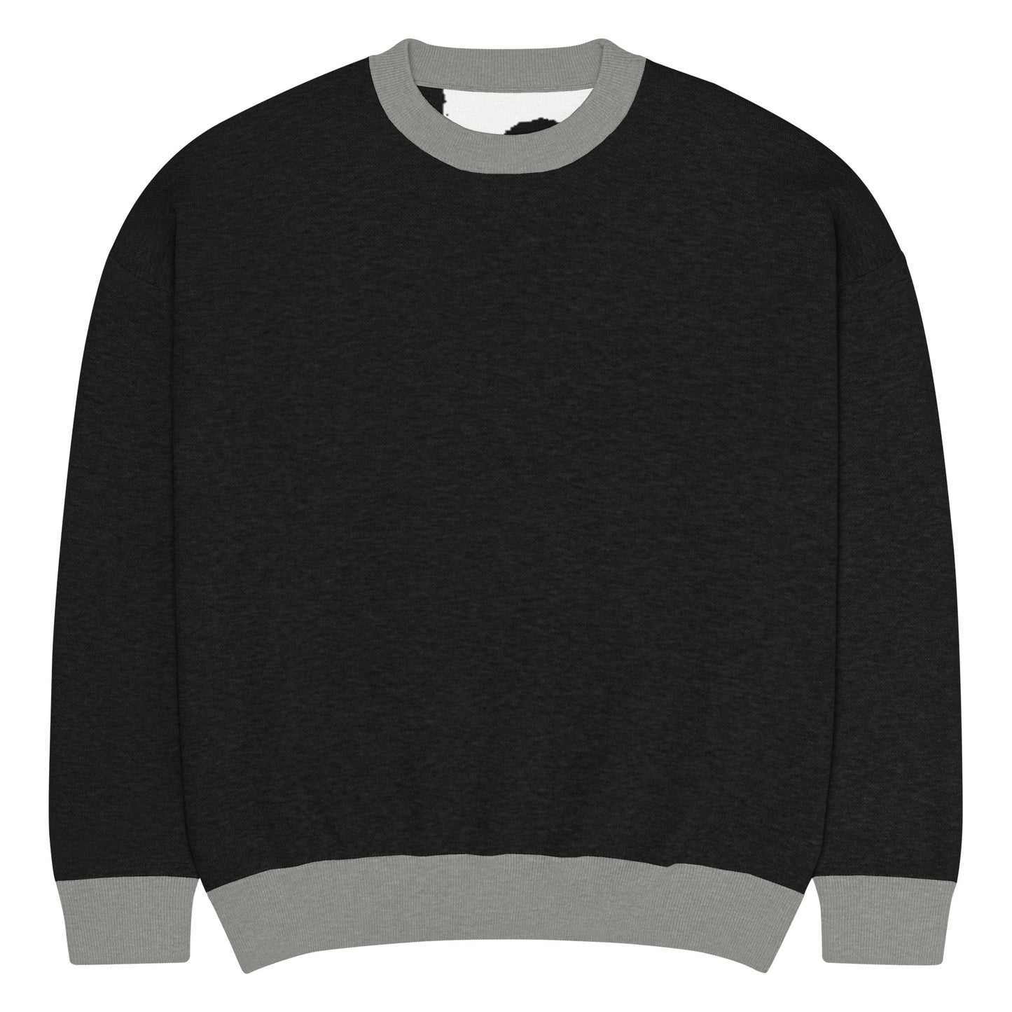 Relaxed fit knitted crew neck sweater by Urban Fashion & Streetwear, featuring a casual jumper design in a cozy knit fabric.