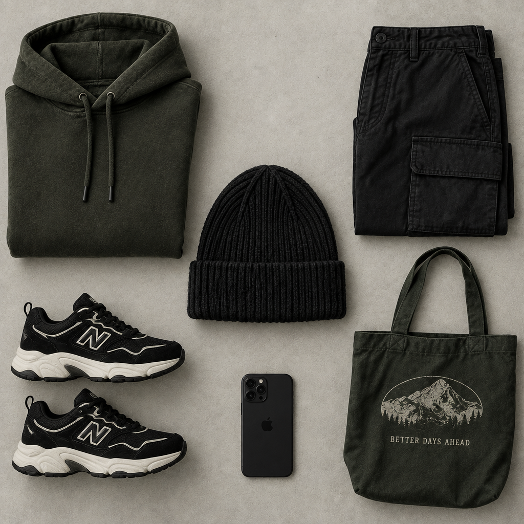 Cream ribbed knit winter beanie hat by C R A F T K L A R T, perfect for urban streetwear and cold weather comfort.