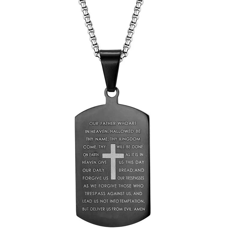 Silver Nordic Street stainless steel male necklace with a modern urban design, featuring a sleek chain and minimalist style.