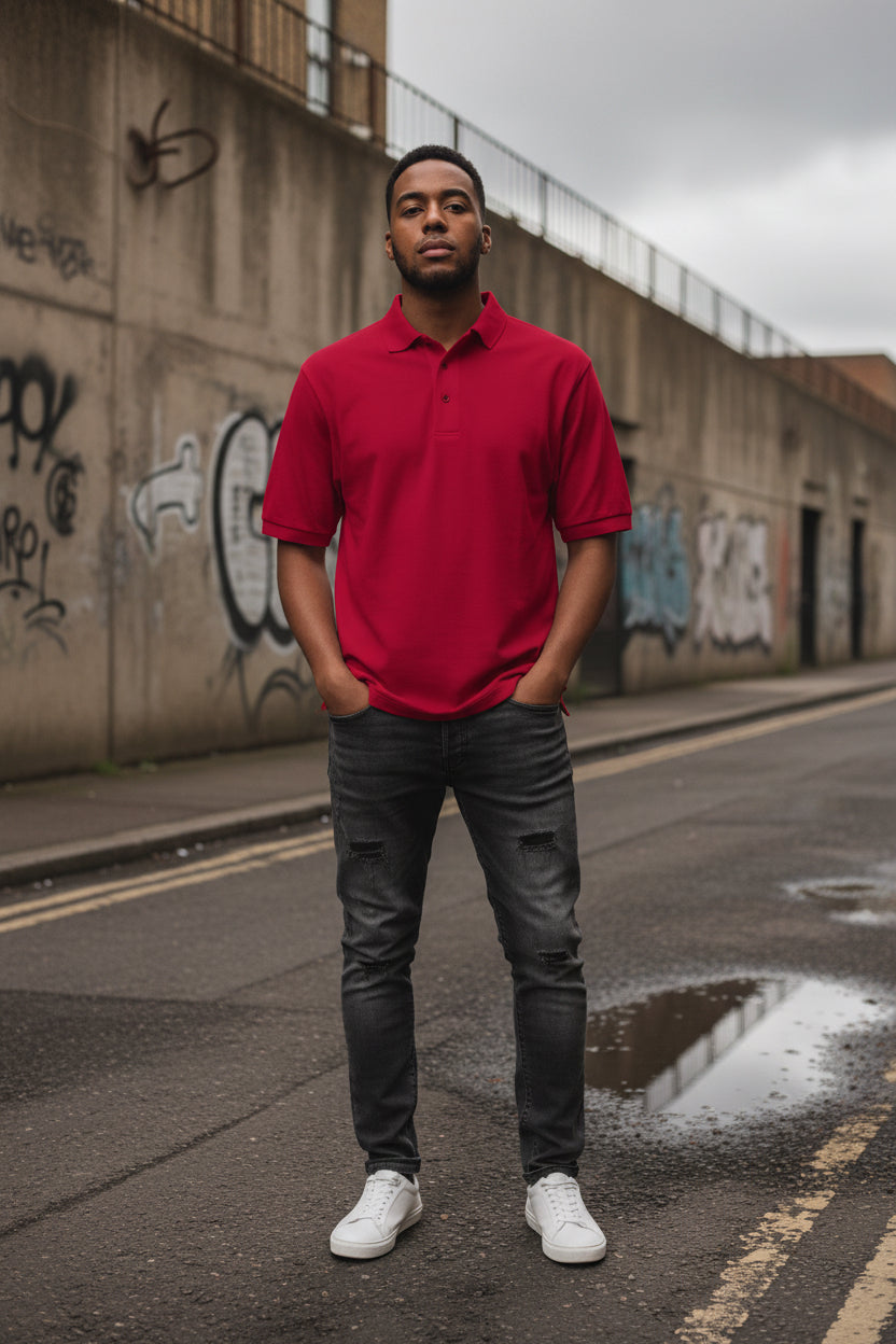 Men's Fashion Beyond Identity (Fbi) Premium Polo | Minimalist Streetwear | Craftklart