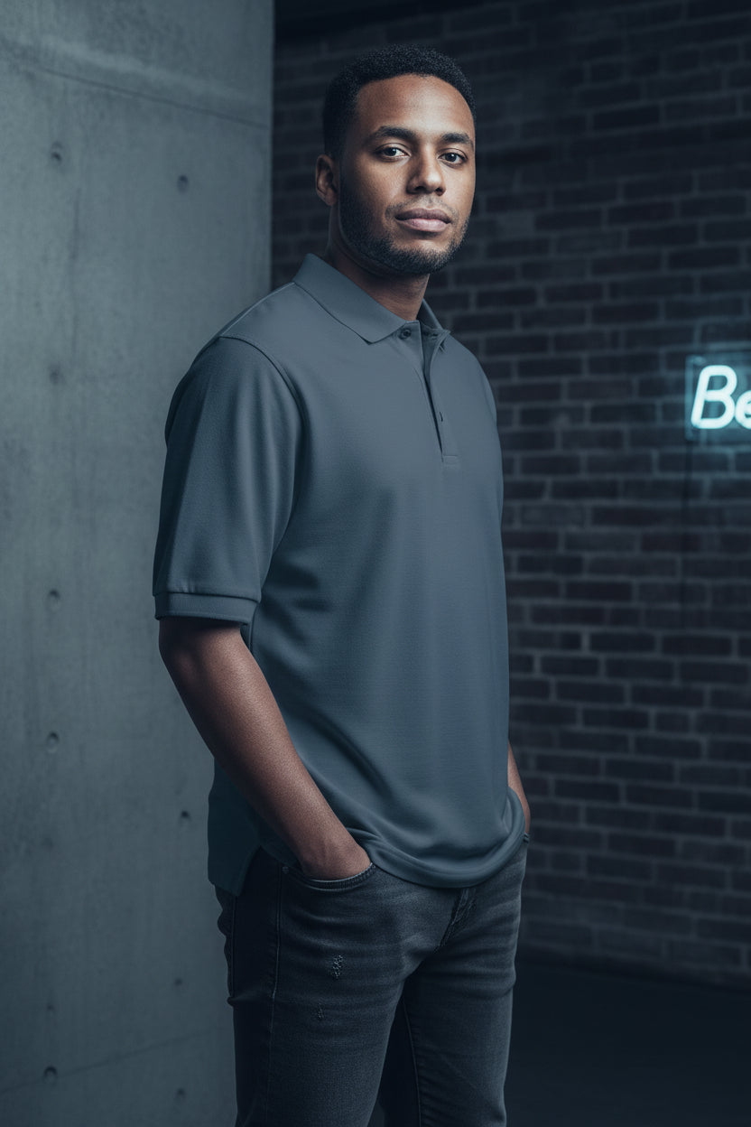Men's Fashion Beyond Identity (Fbi) Premium Polo | Minimalist Streetwear | Craftklart