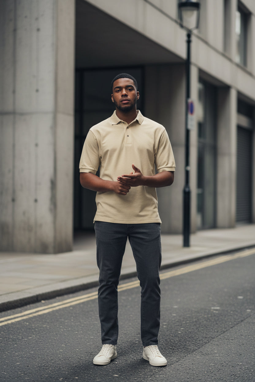 Men's Fashion Beyond Identity (Fbi) Premium Polo | Minimalist Streetwear | Craftklart