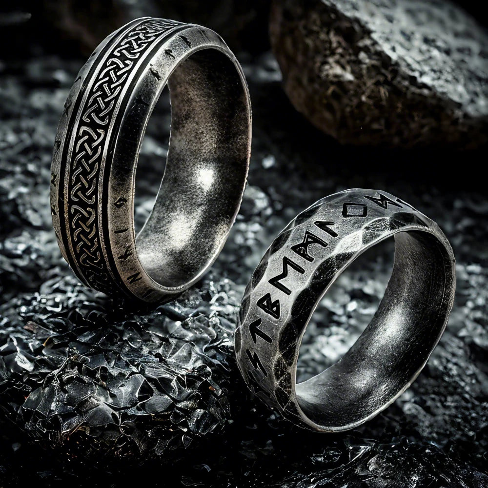 Stainless Steel Street Viking Ring | Minimalist Streetwear | Craftklart