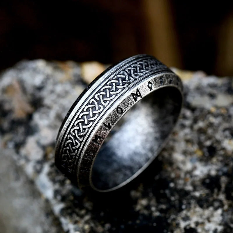 Stainless Steel Street Viking Ring | Minimalist Streetwear | Craftklart