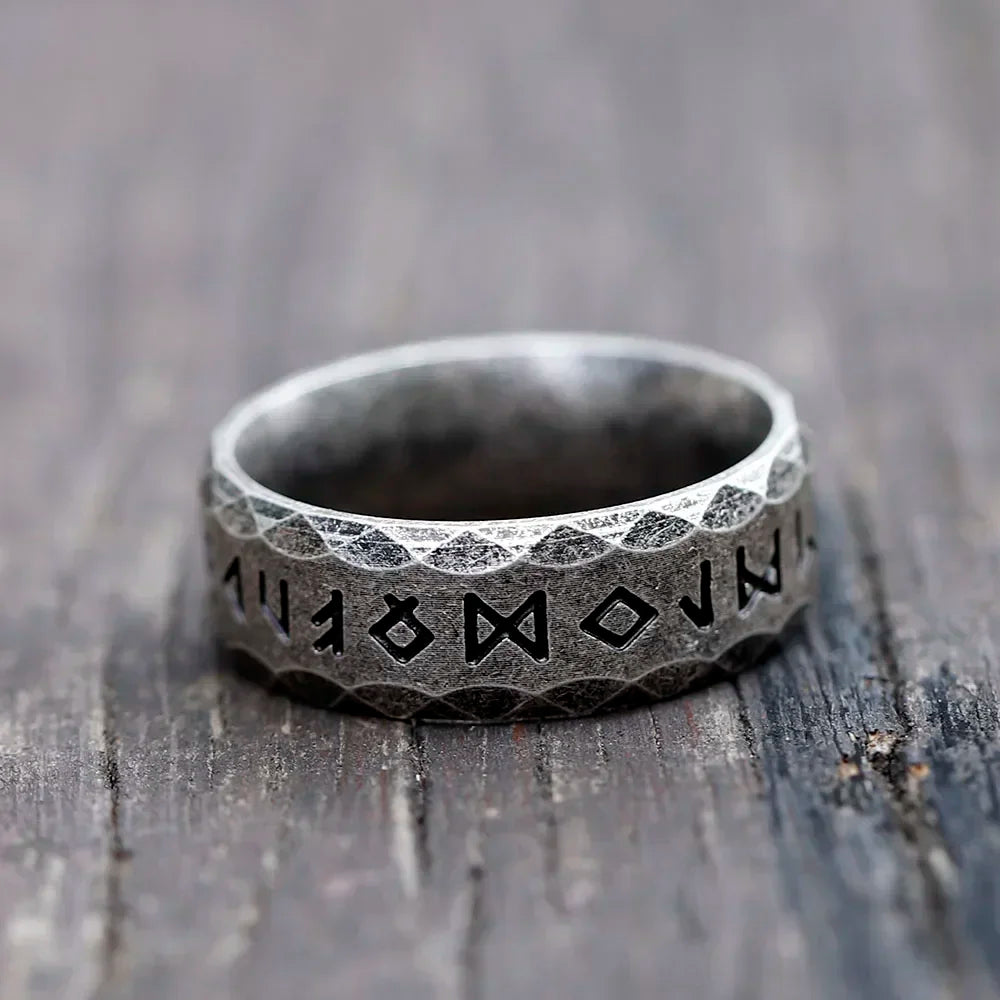 Stainless Steel Street Viking Ring | Minimalist Streetwear | Craftklart