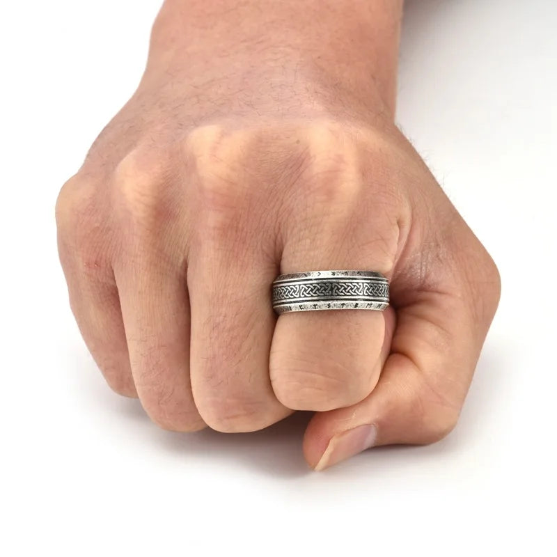 Stainless Steel Street Viking Ring | Minimalist Streetwear | Craftklart
