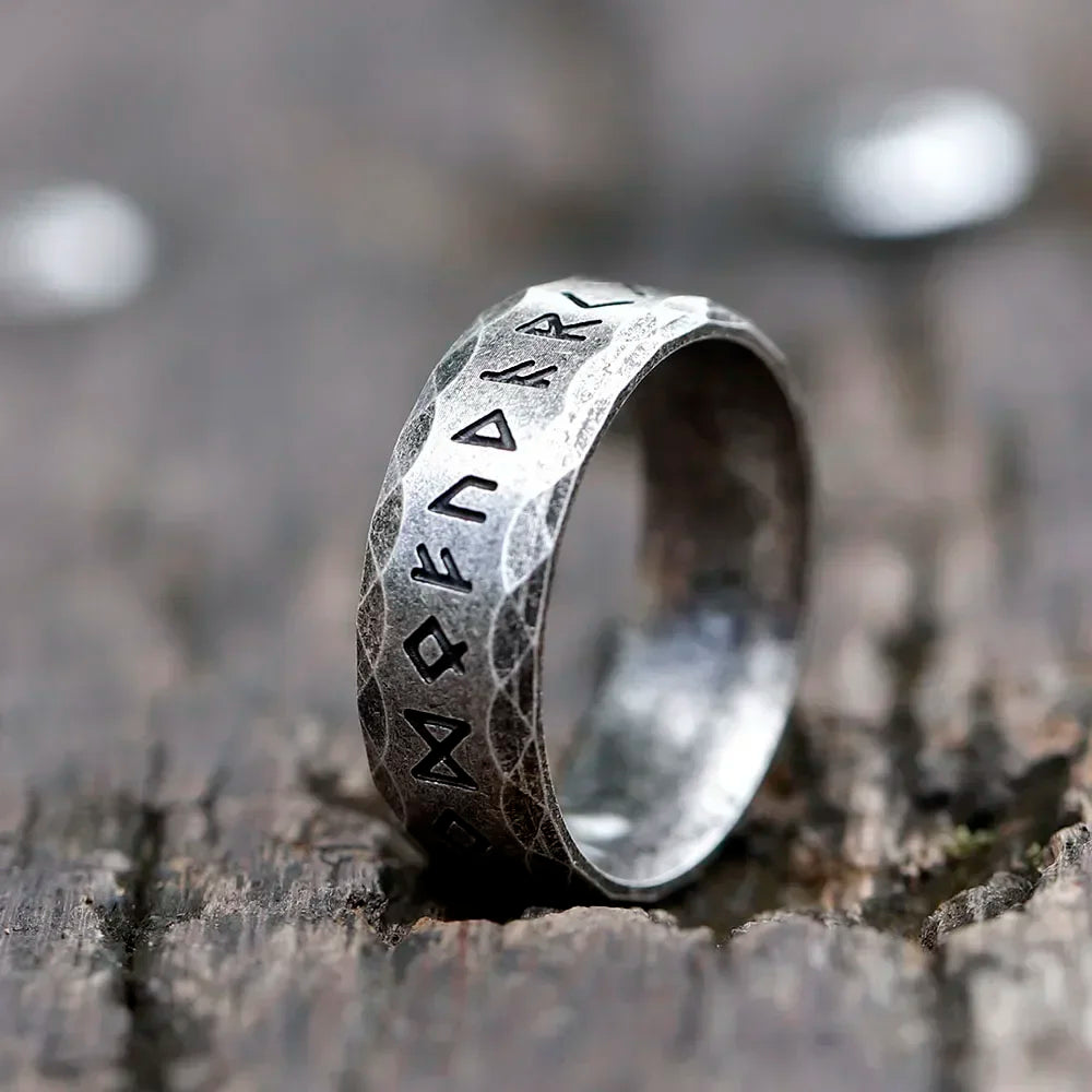 Stainless Steel Street Viking Ring | Minimalist Streetwear | Craftklart