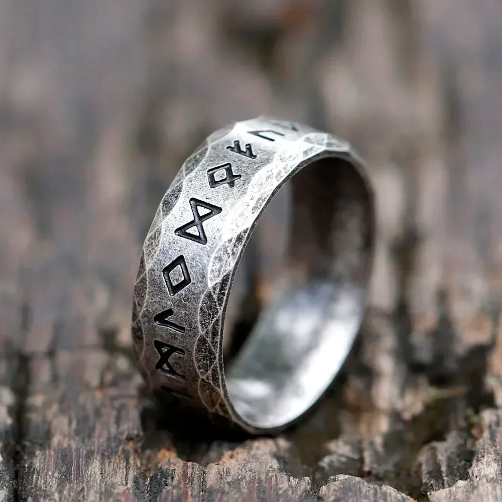 Stainless Steel Street Viking Ring | Minimalist Streetwear | Craftklart