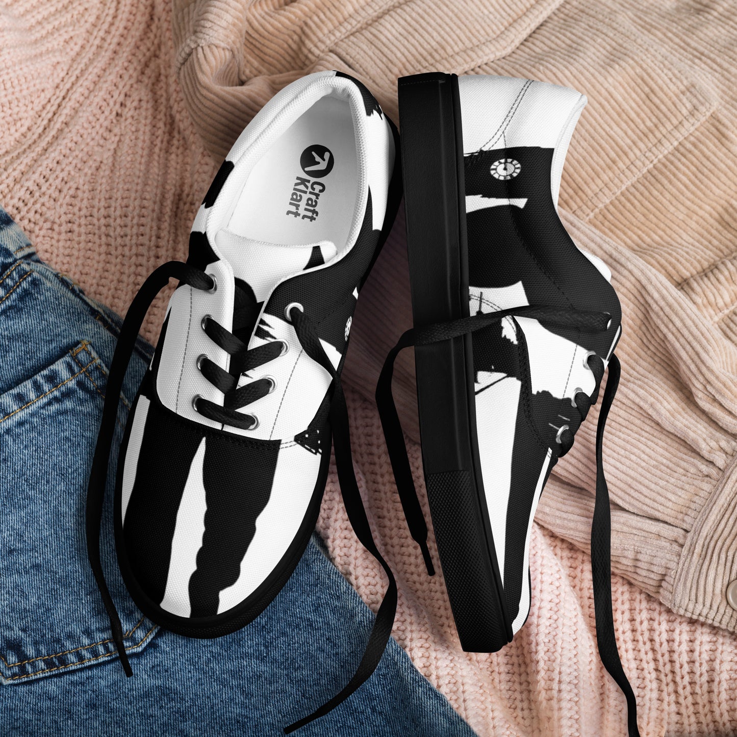 Men’S Urban City Lace-Up Canvas Shoes | Minimalist Streetwear | Craftklart