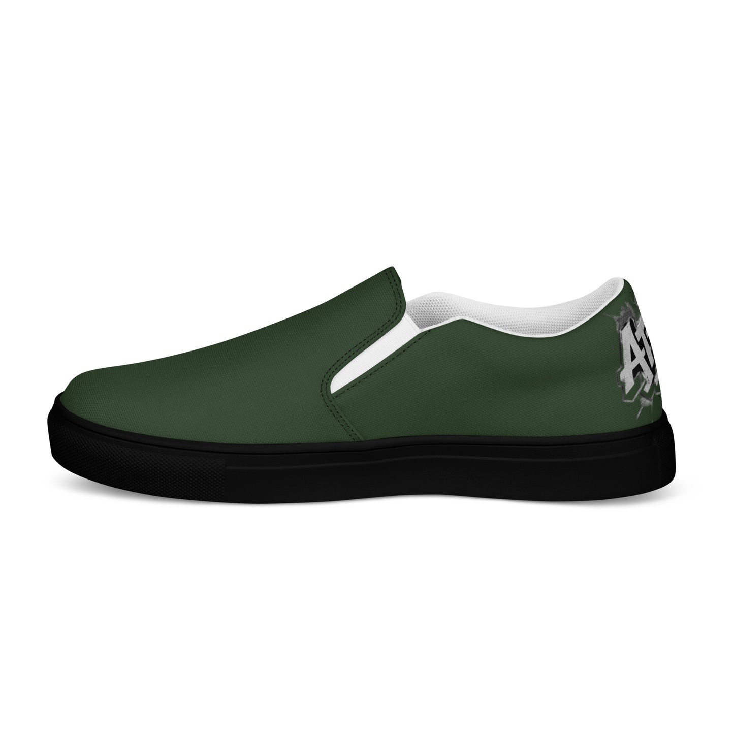 Men’s Urban Moss slip-on canvas shoes with casual design and breathable fabric, ideal for streetwear style.
