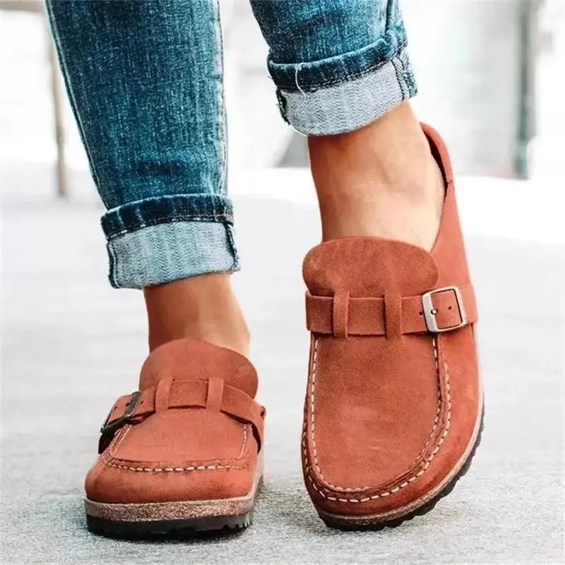 Black Gacimy cork footbed clogs for women featuring adjustable buckle straps and arch support, stylish urban streetwear shoes.