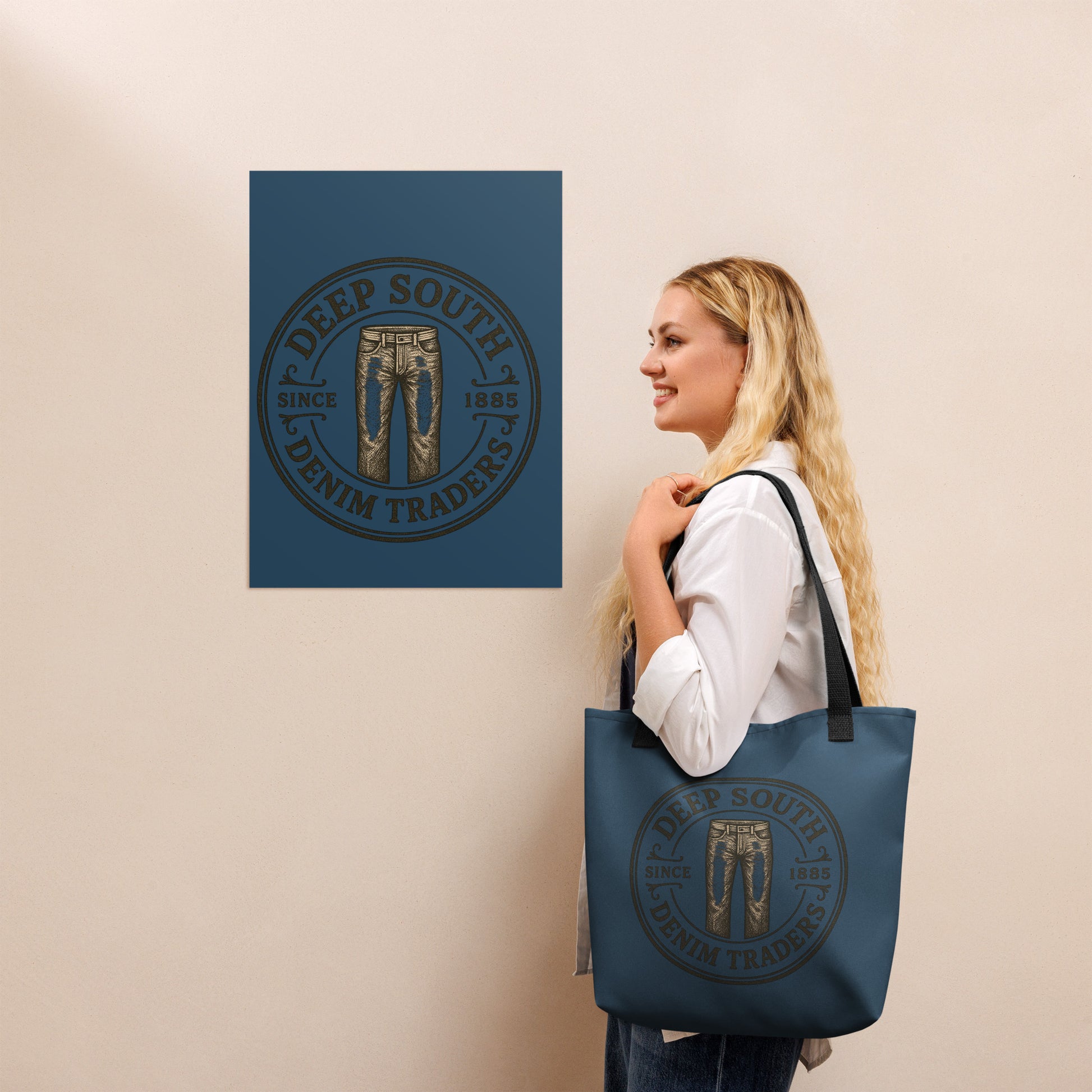 Cotton Trader Tote Bag from Urban Fashion & Streetwear by Craftklart, featuring durable cotton material and stylish design.