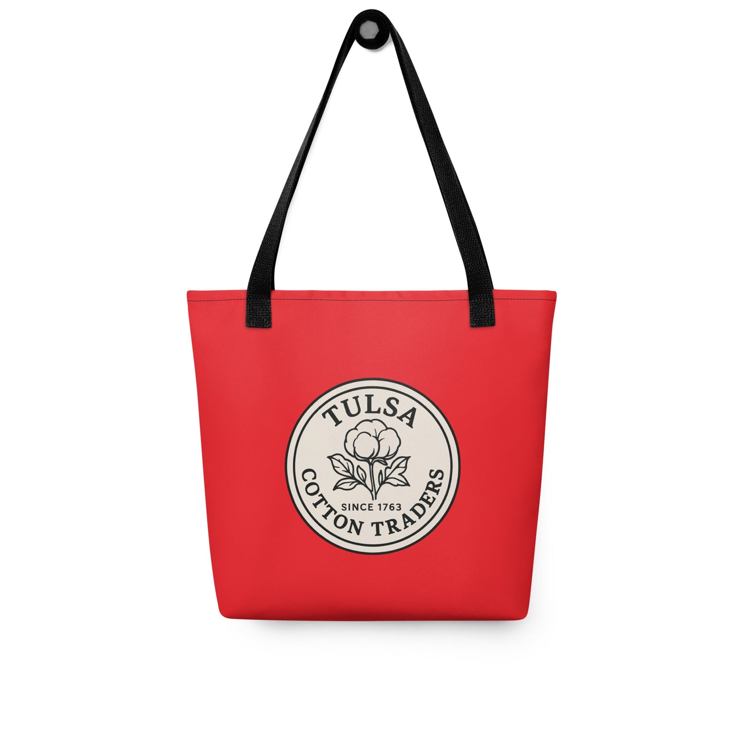 Red Urban Tote bag from Urban Fashion & Streetwear by Craftklart, featuring a spacious design and casual streetwear style.