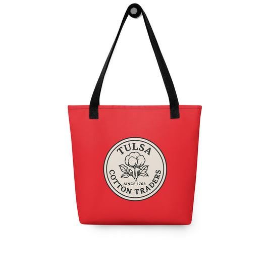 Red Urban Tote bag from Urban Fashion & Streetwear by Craftklart, featuring a spacious design and casual streetwear style.
