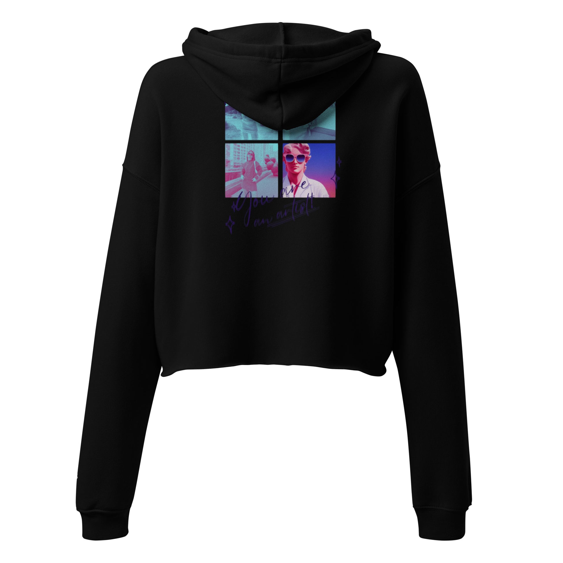 Craftklart Crop Hoodie - Premium Hoodie from Craftklart.store - Just $47! Shop now at Craftklart.store