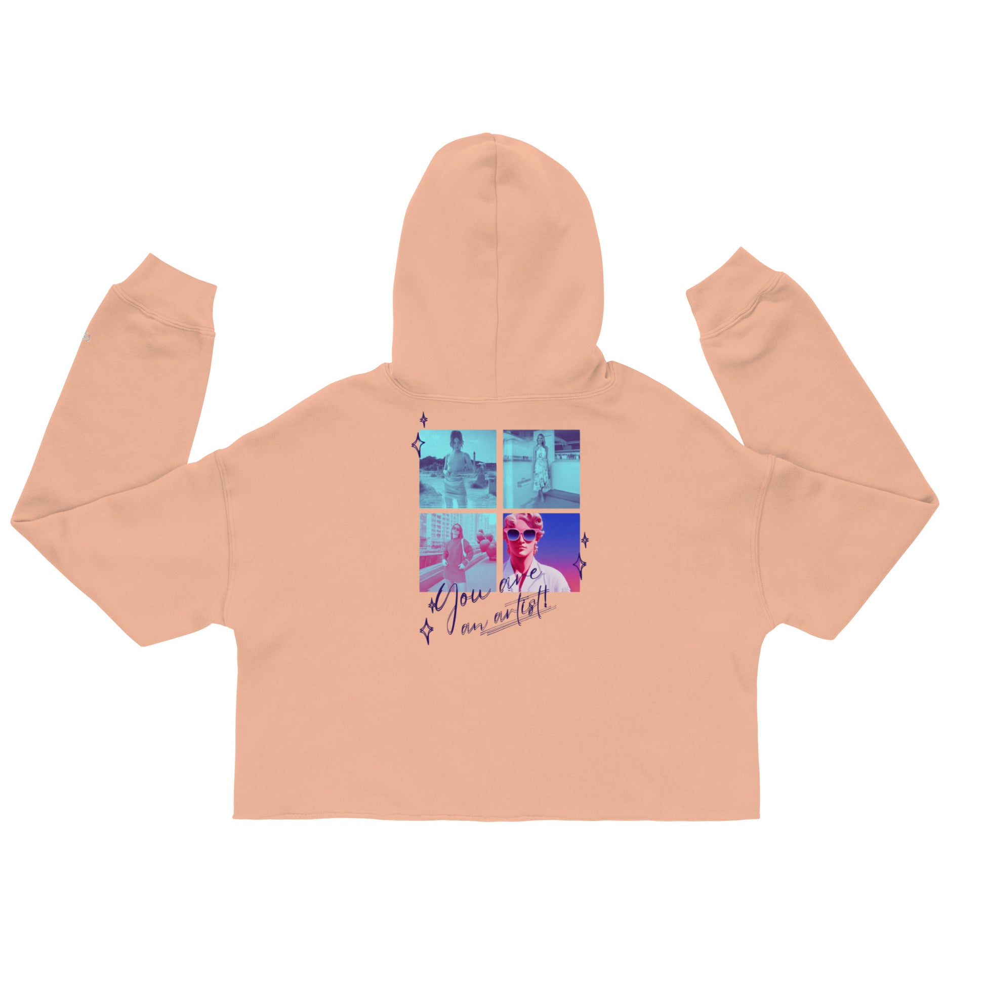 Craftklart Crop Hoodie - Premium Hoodie from Craftklart.store - Just $47! Shop now at Craftklart.store