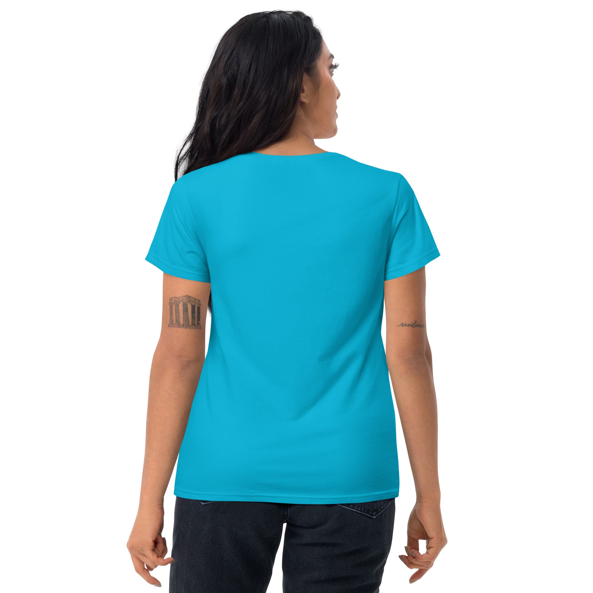 Women's Flower Short Sleeve T-shirt - Premium T-Shirt from Craftklart.store - Just $18! Shop now at Craftklart.store