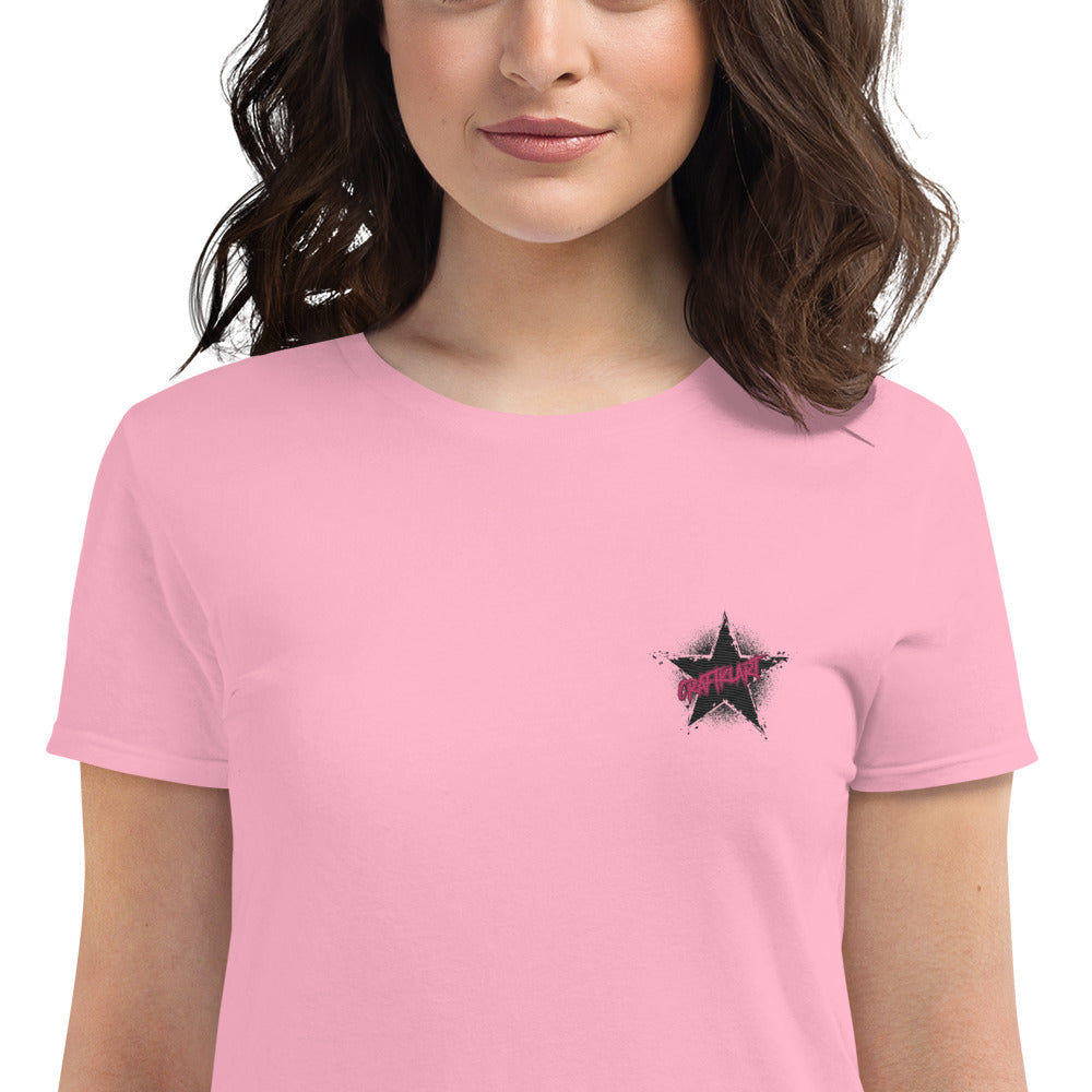 Women's Craftklart Star Short Sleeve T-shirt - Premium T-Shirt from Craftklart.store - Just $23! Shop now at Craftklart.store