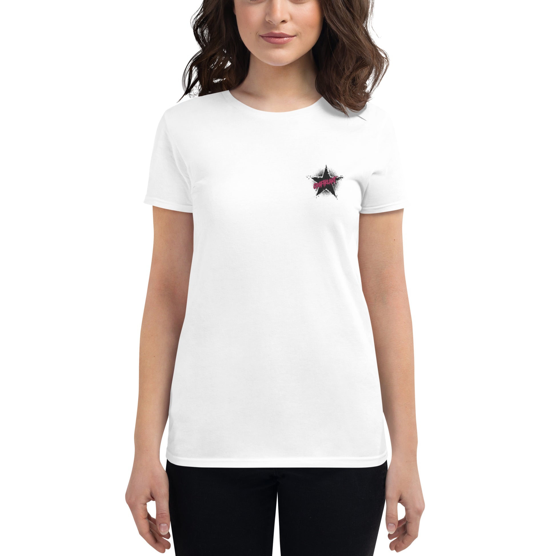 Women's Craftklart Star Short Sleeve T-shirt - Premium T-Shirt from Craftklart.store - Just $23! Shop now at Craftklart.store