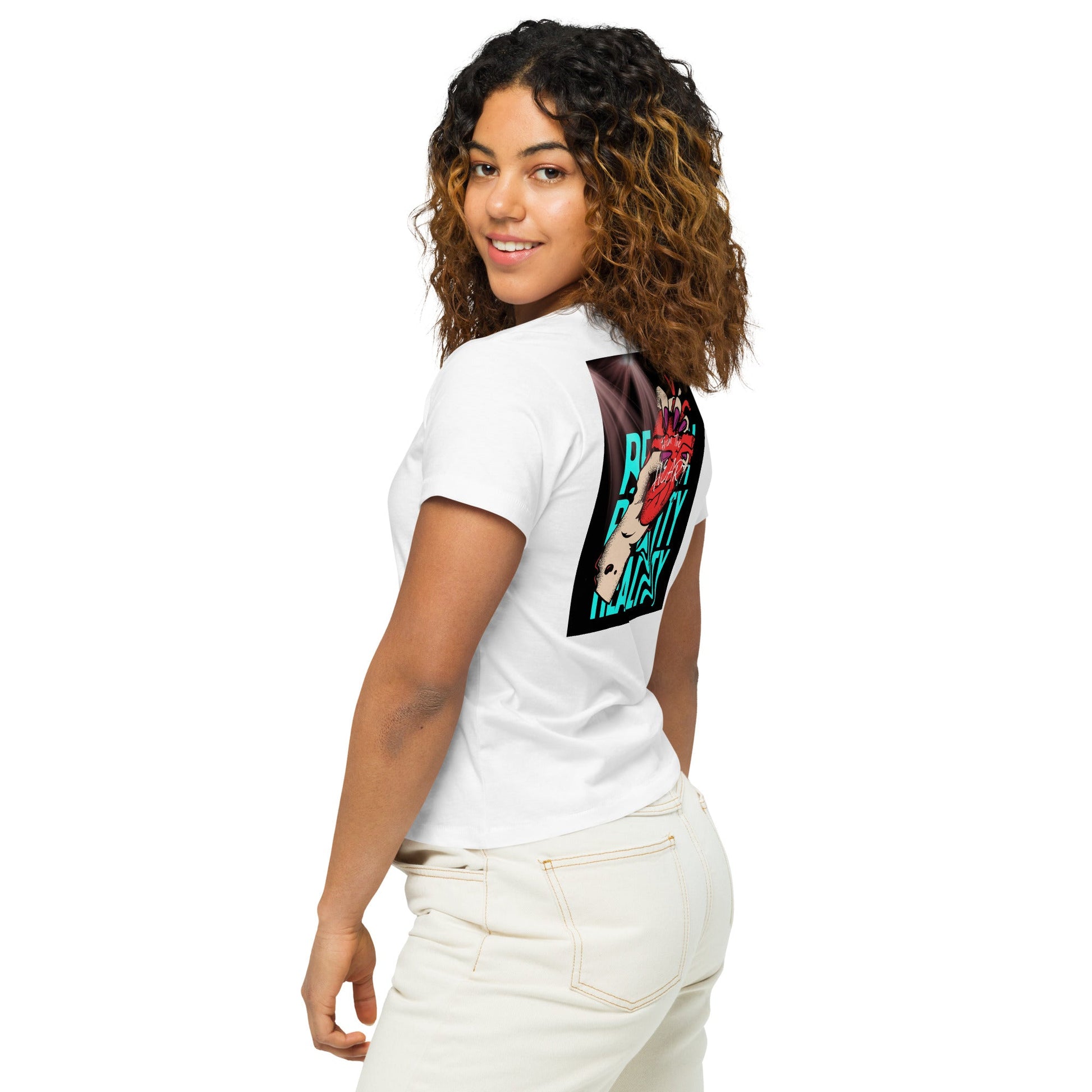 Craftklart Women’s High-waisted T-shirt - Premium T-Shirt from Craftklart.store - Just $19.50! Shop now at Craftklart.store