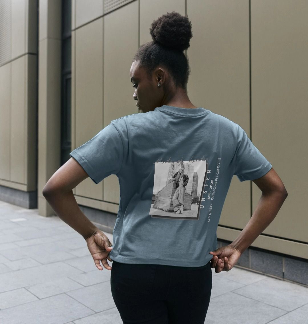 CKL Urban Girl Unseen oversized crop T-shirt with printed design, showing a casual fit and graphic artwork on the front.
