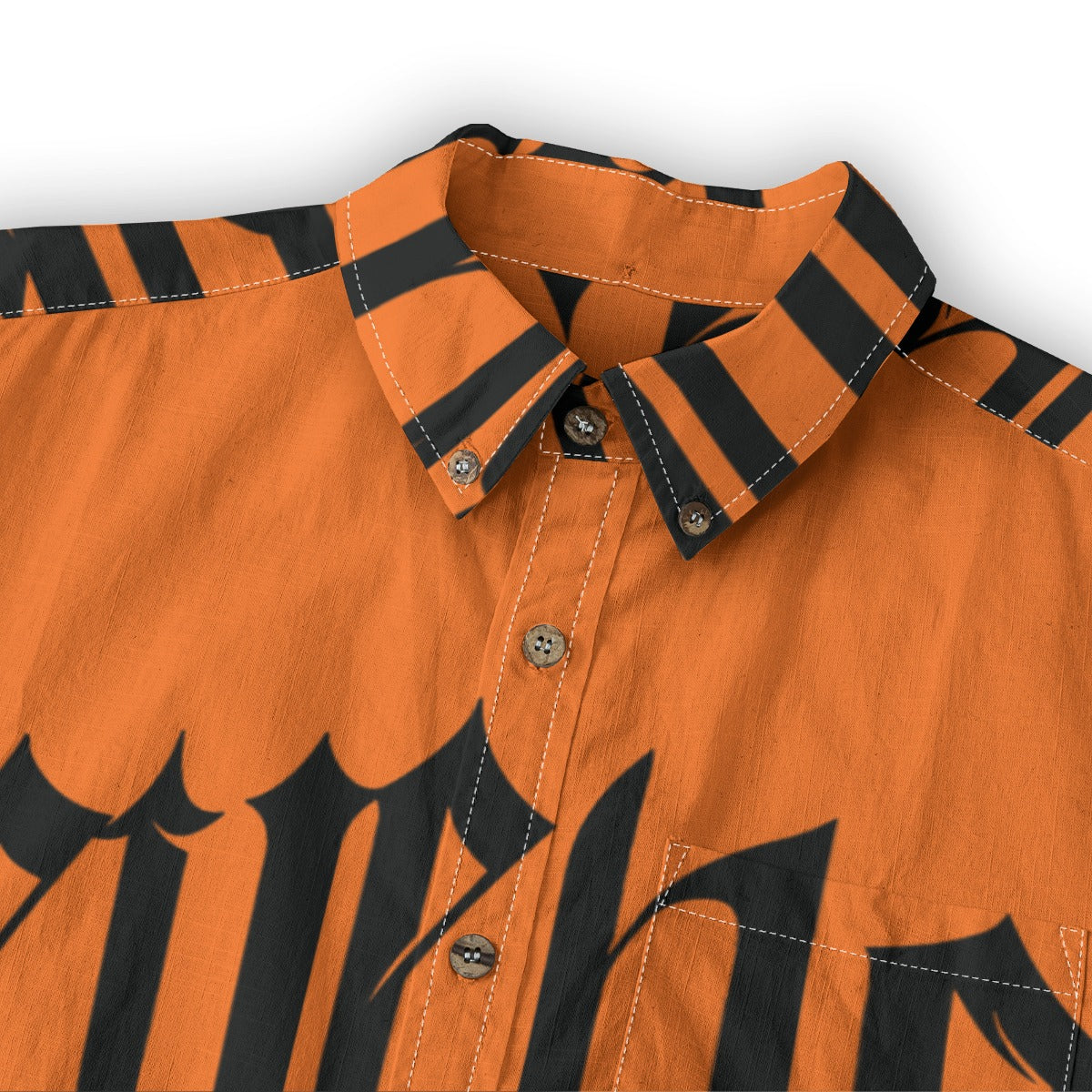 White men's casual long sleeve shirt with lapel, made from 125GSM cotton by Yoycol, displayed on a plain background.